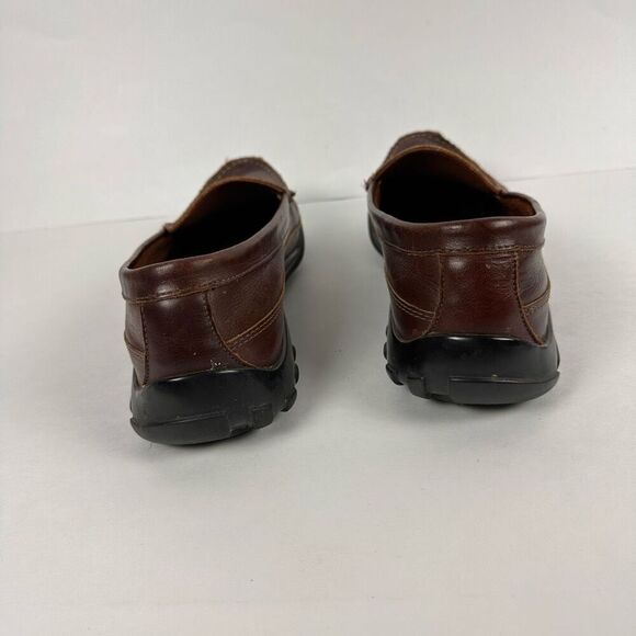 Allen Edmonds Mens Boulder Leather Driving Mocs 9.5 Brown - Picture 6 of 11